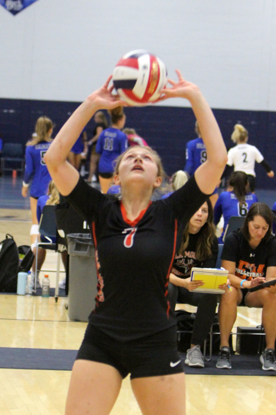 Prep volleyball sprawl at UW-Stout 8-31-19